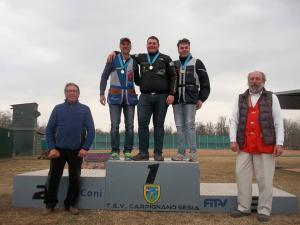 Il podio della categoria Seniores